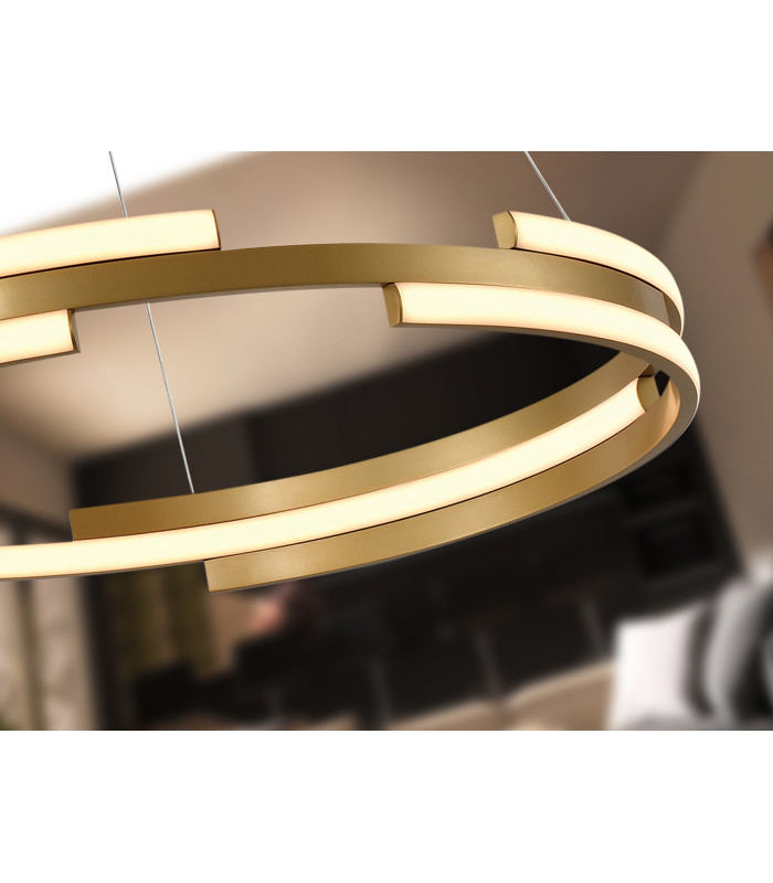 Ciclos Pendant Ceiling Light Gold LED 3000K-2