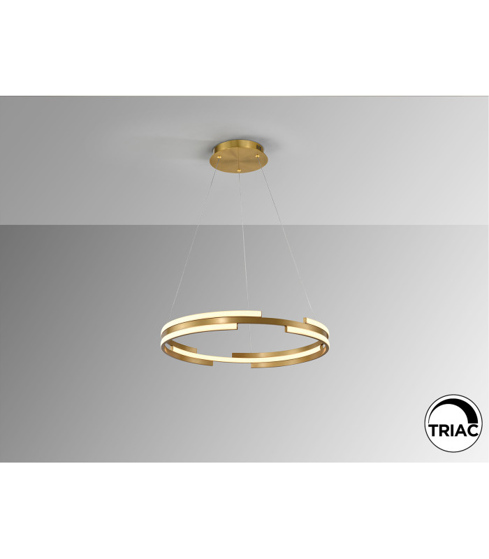 Ciclos Pendant Ceiling Light Gold LED 3000K-3