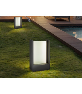 Matia Outdoor Pedestal Light Grey LED 3000K IP 65-1