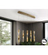 Twist Bar Pendant Ceiling 5 Light Gold LED 3000K-1