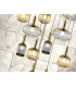 Norma Cluster Pendant Ceiling Light Black Brass 18xE27 870lm-3