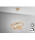 Lorian Triple Ring Pendant Ceiling Light Gold LED 3000K-4