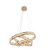 Lorian Triple Ring Pendant Ceiling Light Gold LED 3000K-5