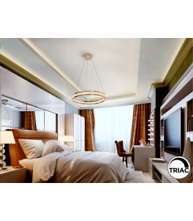Lorian Pendant Ceiling Light Gold LED 3000K-2