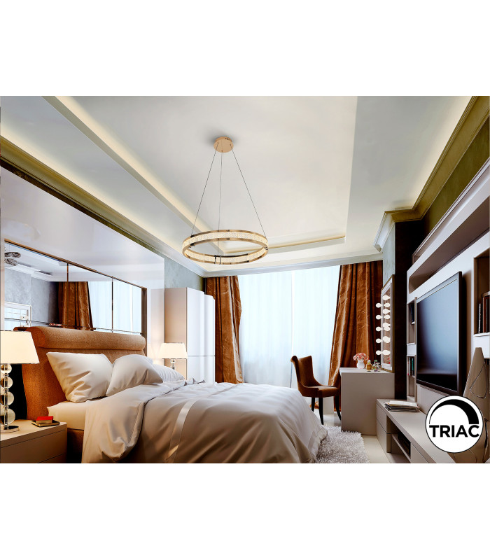 Lorian Pendant Ceiling Light Gold LED 3000K-2