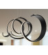 Amara Bar Pendant Ceiling Light Matt Black LED 2700-5000K Remote Control-3