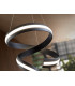 Amara Pendant Ceiling Light Matt Black LED 2700-5000K Remote Control-2