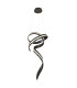 Amara Pendant Ceiling Light Matt Black LED 2700-5000K Remote Control-6