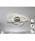 Cadence Integrated LED Semi Flush Ceiling Light Black 2700-5000K Remote Control-1