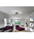 Cadence Integrated LED Semi Flush Ceiling Light Black 2700-5000K Remote Control-2