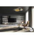 Umbra 3 Ring Integrated LED Semi Flush Ceiling Light Gold Black White 3000K-2