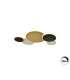 Umbra 5 Ring Integrated LED Semi Flush Ceiling Light Gold Black White 3000K-5