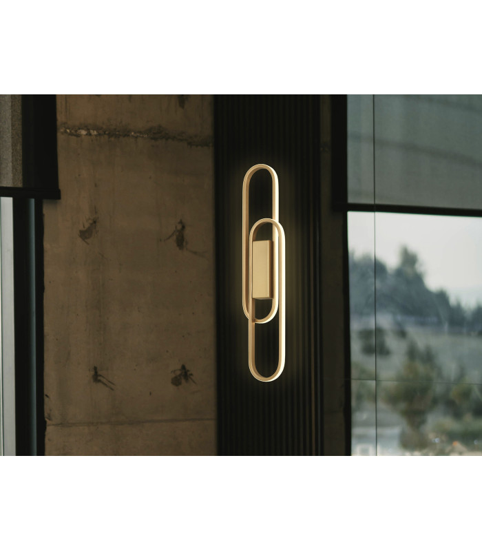 Odele Integrated LED Wall Lamp Gold 3000K-1