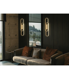Odele Integrated LED Wall Lamp Gold 3000K-2