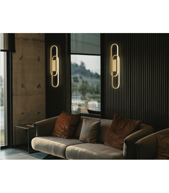 Odele Integrated LED Wall Lamp Gold 3000K-2