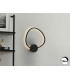 Opalis Integrated LED Wall Lamp Black 3000K-1