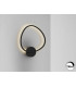 Opalis Integrated LED Wall Lamp Black 3000K-3