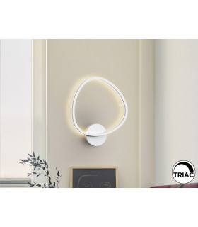 Opalis Integrated LED Wall Lamp White 3000K-1