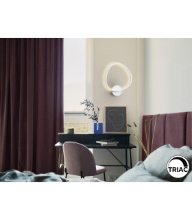 Opalis Integrated LED Wall Lamp White 3000K-2