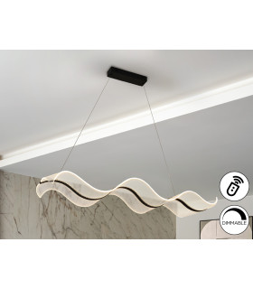 Olas Bar Pendant Ceiling Light Black LED 2700-5000K Remote Control-1