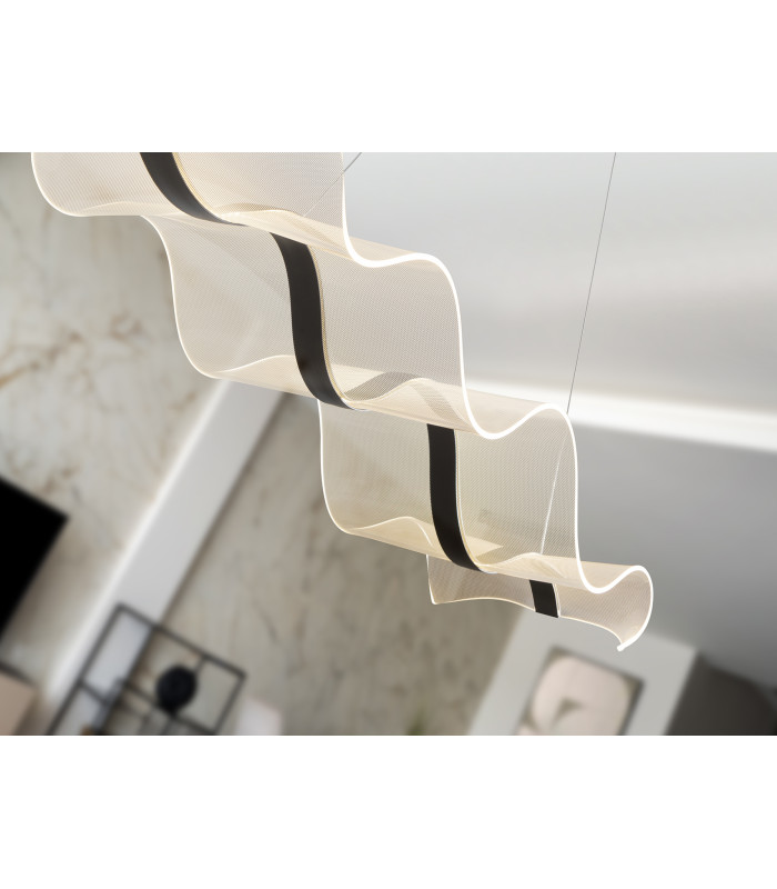 Olas Bar Pendant Ceiling Light Black LED 2700-5000K Remote Control-6