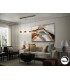 Orbes Bar Pendant Ceiling 4 Light Chrome Black LED 3000K-2