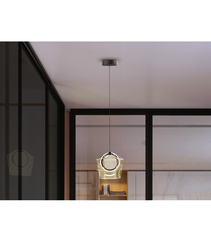 Ingrid Pendant Ceiling Light Champagne LED 3000K-1