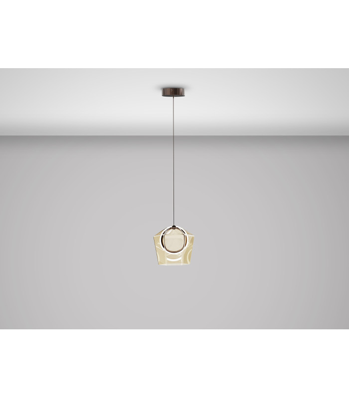 Ingrid Pendant Ceiling Light Champagne LED 3000K-6