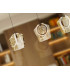 Ingrid Bar Pendant Ceiling 4 Light Champagne LED 3000K-3