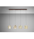 Ingrid Bar Pendant Ceiling 4 Light Champagne LED 3000K-4