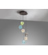 Ingrid Cluster Pendant Ceiling 6 Light Multi Colour LED 3000K-4