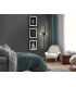 ZigZag Integrated LED Wall Lamp Black 4 Light 3000K-2