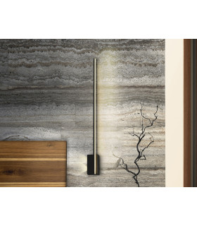 Stick Integrated LED Wall Lamp Black 3 Light 3000K-1