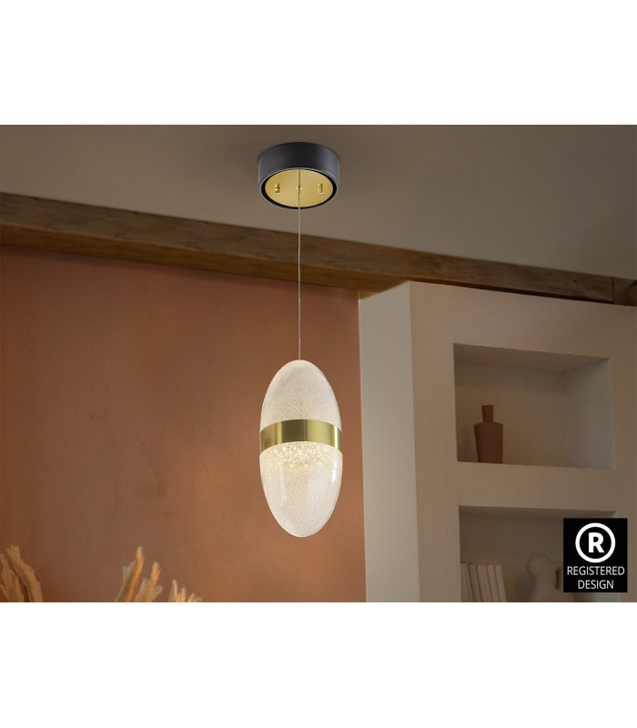 Garden Pendant Ceiling Light Black Bronze LED 3000K-1