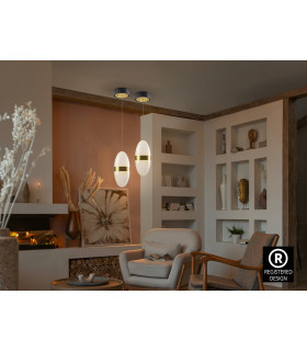 Garden Pendant Ceiling Light Black Bronze LED 3000K-2