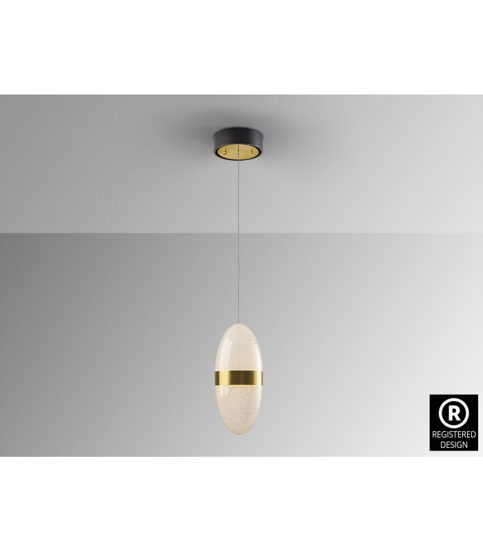Garden Pendant Ceiling Light Black Bronze LED 3000K-4