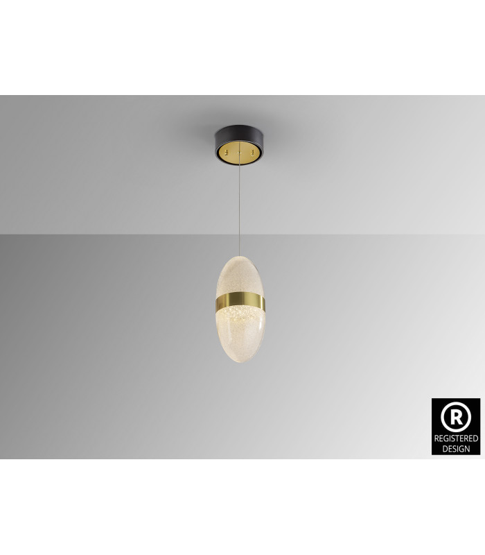 Garden Pendant Ceiling Light Black Bronze LED 3000K-5