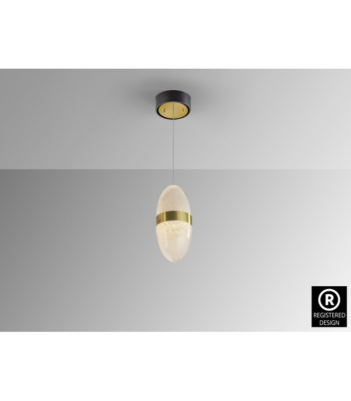 Garden Pendant Ceiling Light Black Bronze LED 3000K-6