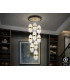 Garden Cluster Pendant Ceiling 9 Light Black Bronze LED 3000K-1