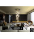 Garden Cluster Pendant Ceiling 9 Light Black Bronze LED 3000K-7