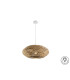 Nana Wire Frame Pendant Ceiling Light Rattan 1xE27 900lm-7