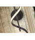 Boa Integrated LED Wall Lamp Black 3000K-3