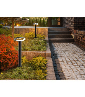 Vilo Outdoor Bollard Grey LED 3000K IP 65-2