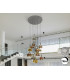 Charlize Cluster Pendant Ceiling 16 Light Multi Colour LED 3000K-1