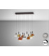 Charlize II Cluster Pendant Ceiling 9 Light Multi Colour LED 3000K-3