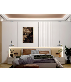 Charlize Dome Pendant Ceiling Light Silver LED 3000K-2