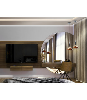 Charlize Dome Pendant Ceiling Light Bronze LED 3000K-2