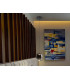Onice Slim Pendant Ceiling Light Black Smoke LED 3000K-1
