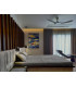Onice Slim Pendant Ceiling Light Black Smoke LED 3000K-2