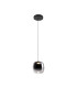 Onice Slim Pendant Ceiling Light Black Smoke LED 3000K-5